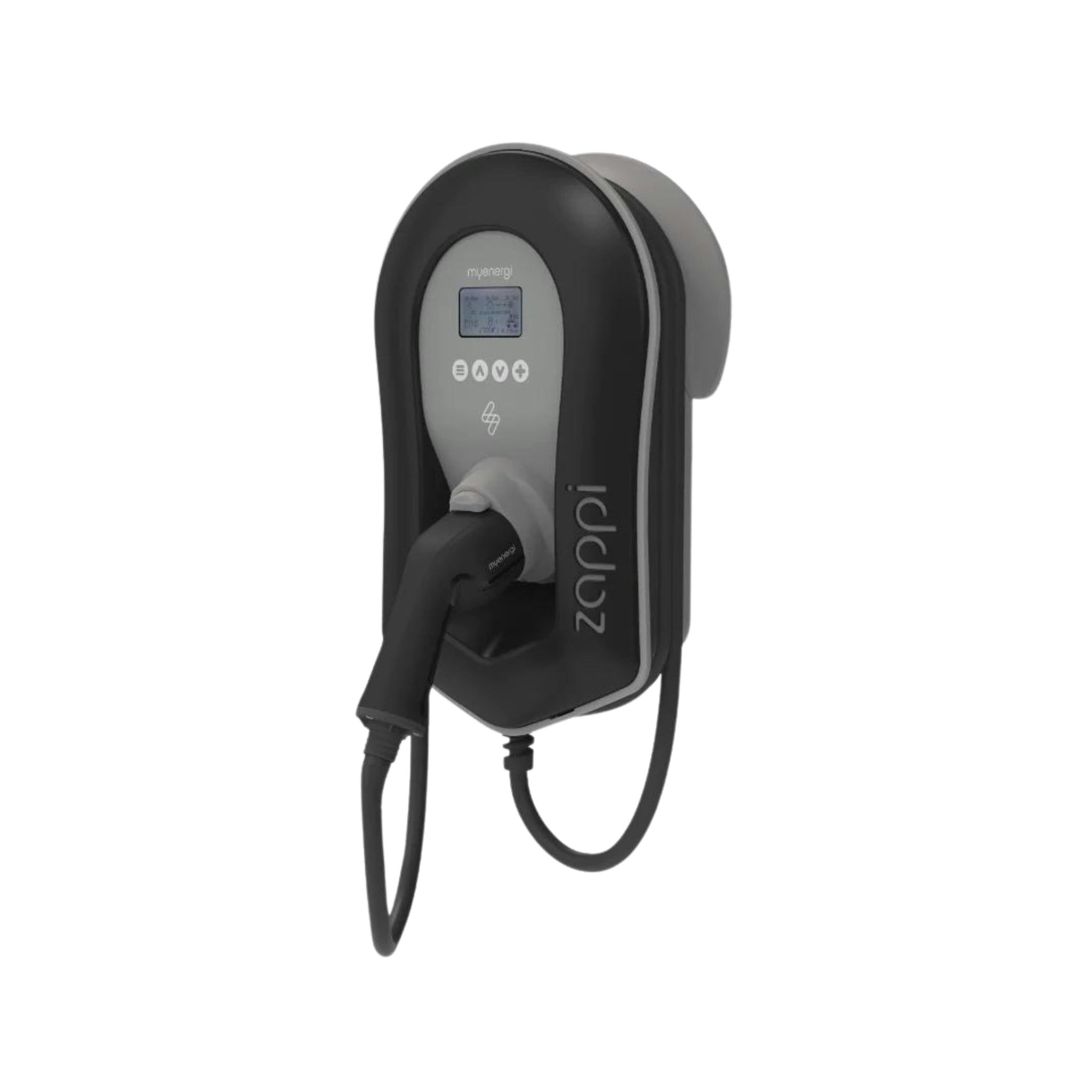 ZAPPI Multiphase (7kW/22kW) EV Charger Tethered Black