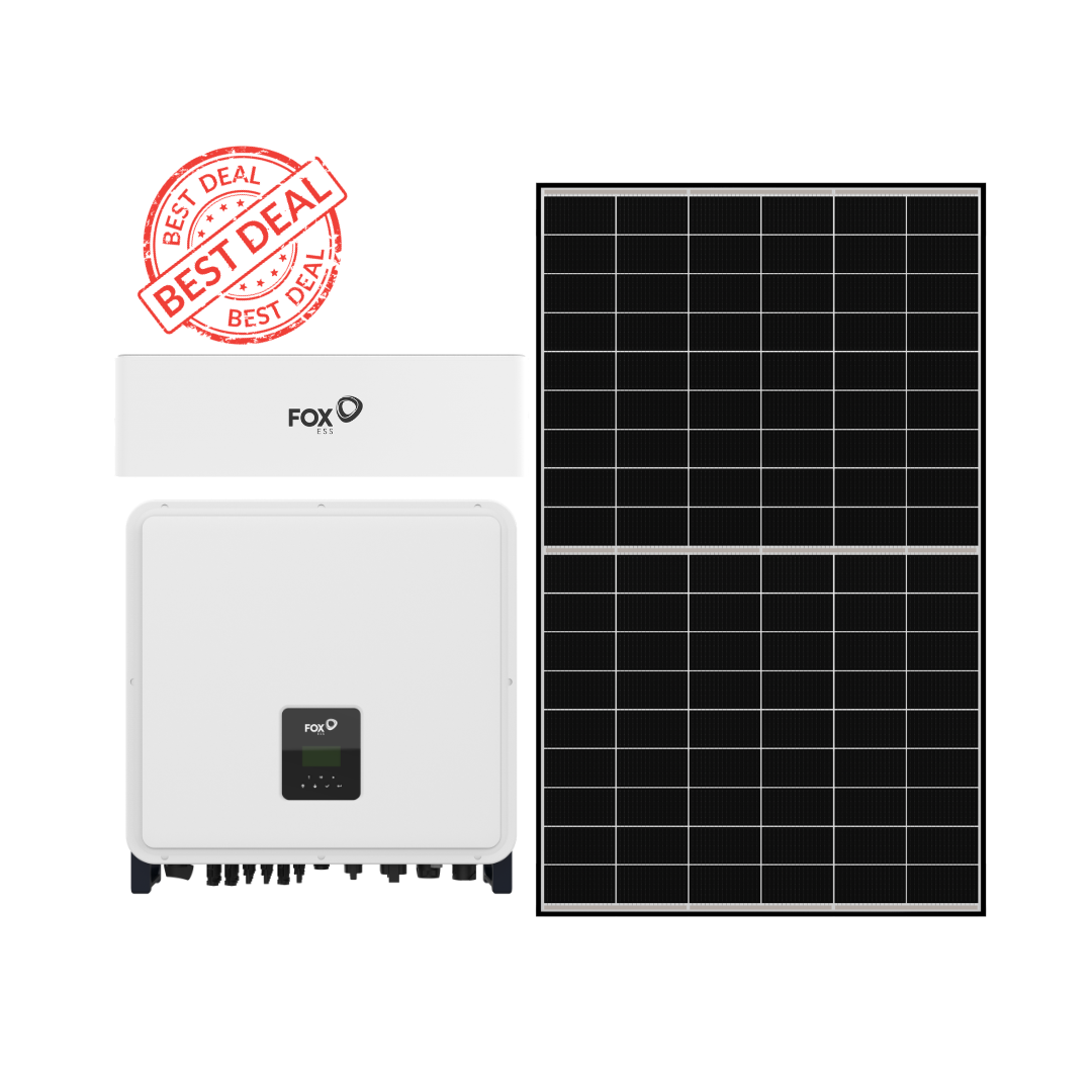 6.63 kWh Canadian Solar & FoxEss 27.84 kWh Storage
